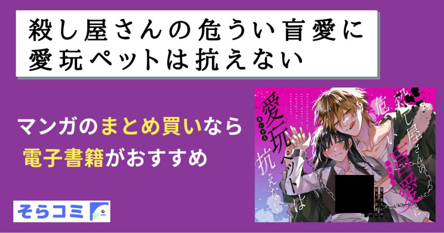 殺し屋さんの危うい盲愛に愛玩ペットは抗えないのアイキャッチ