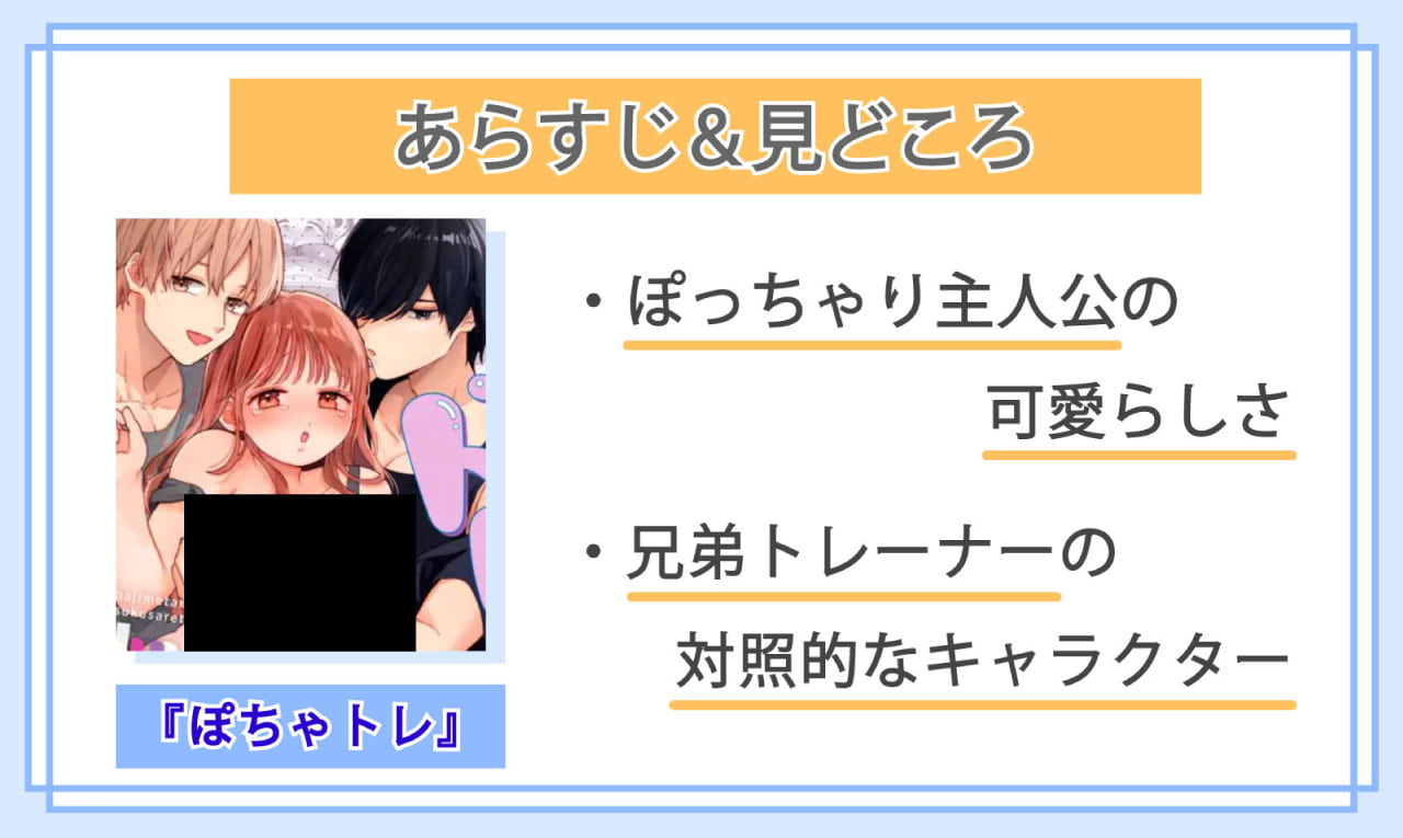 ぽちゃトレ〜ジム通いを始めたら最上兄弟に食べ尽くされた件〜のあらすじと見どころ