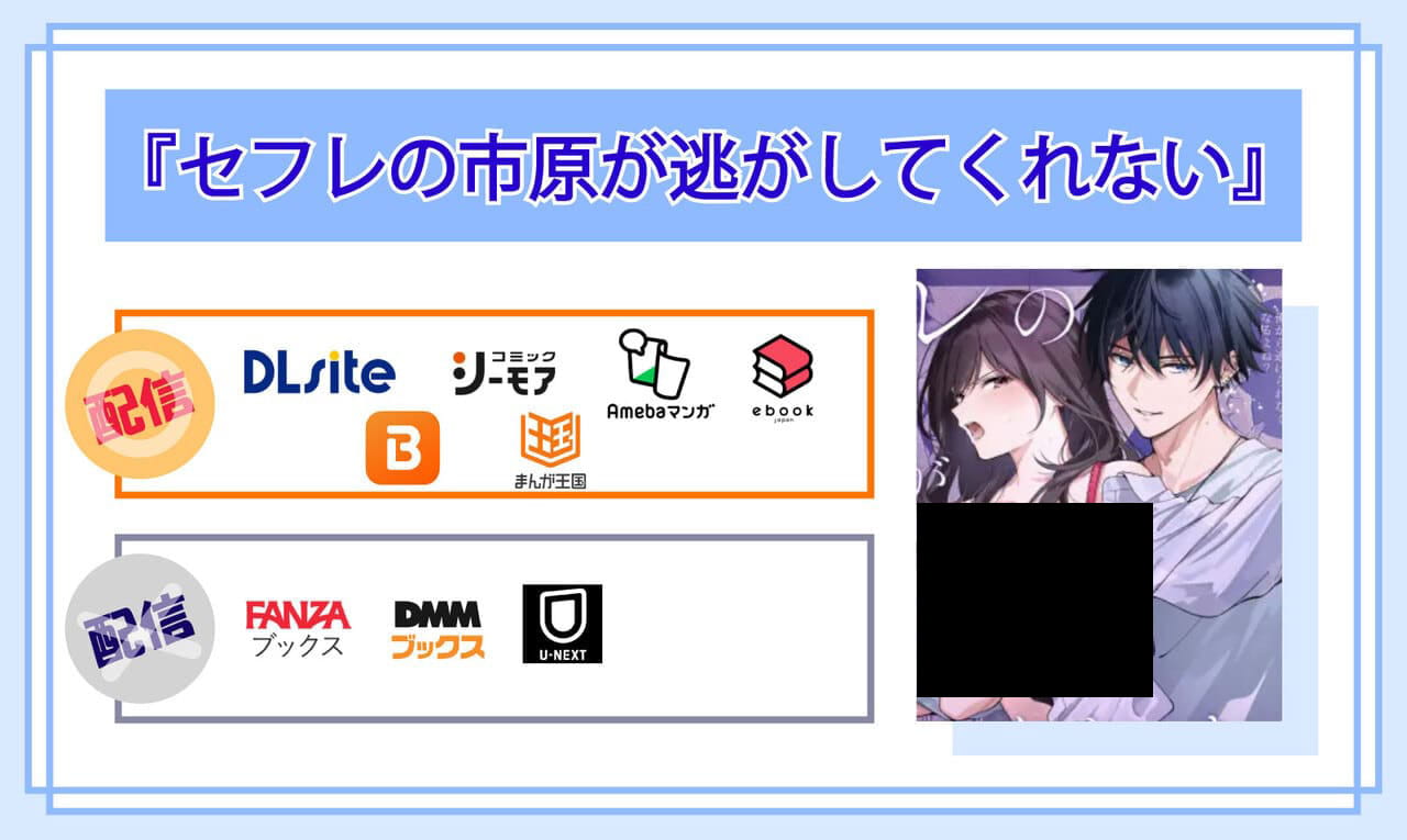 セフレの市原が逃がしてくれないの電子書籍の配信サイト比較