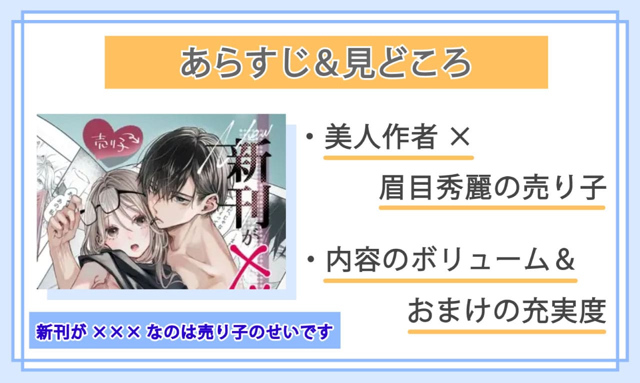 新刊が×××なのは売り子のせいですのあらすじと見どころ