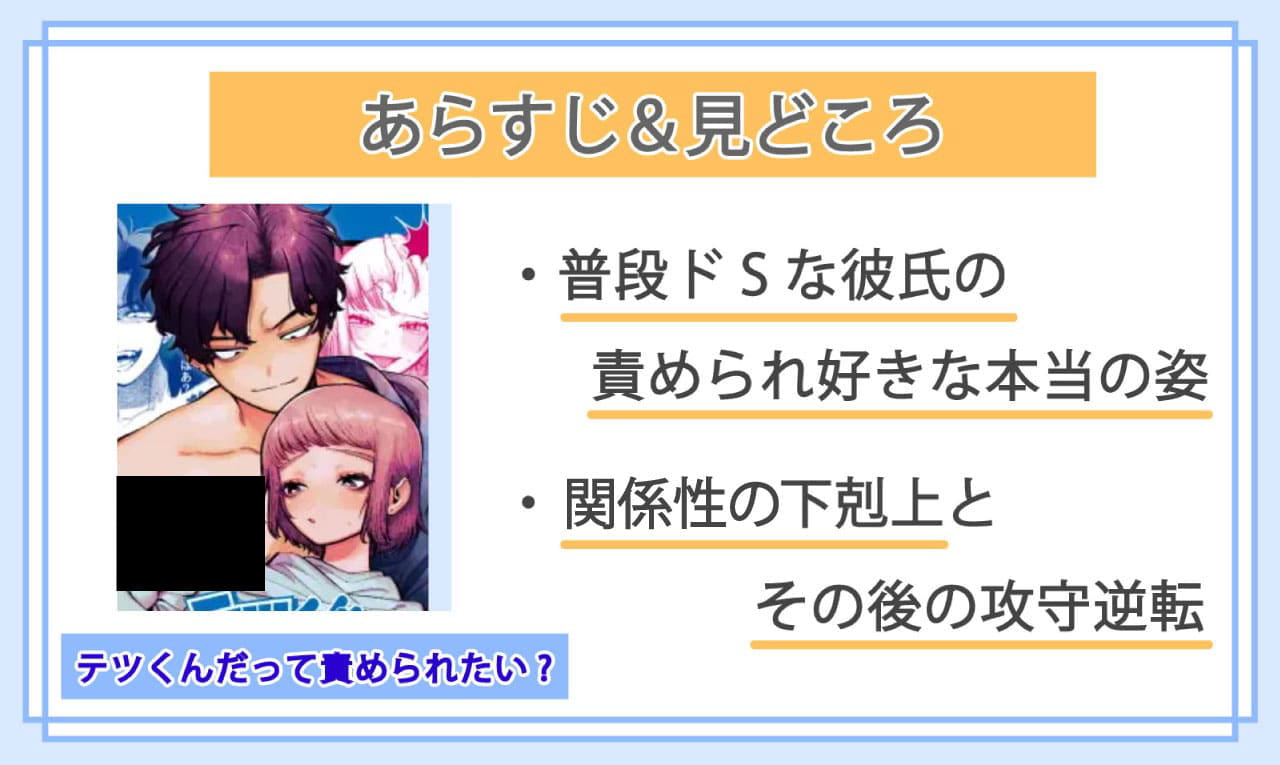 テツくんだって責められたい?のあらすじと見どころ
