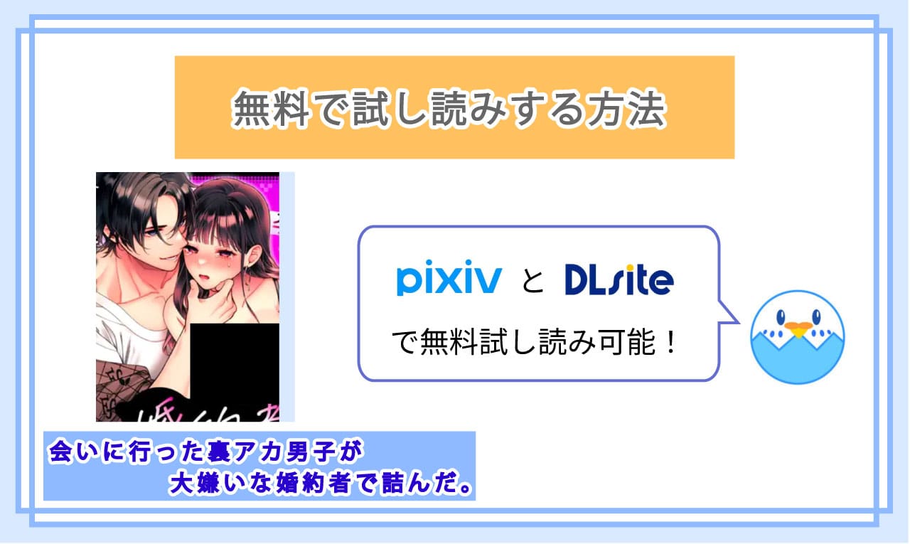 会いに行った裏アカ男子が大嫌いな婚約者で詰んだ。を無料で試し読みする方法