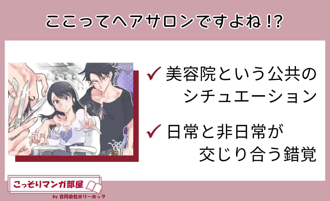 ここってヘアサロンですよね!?の見どころ
